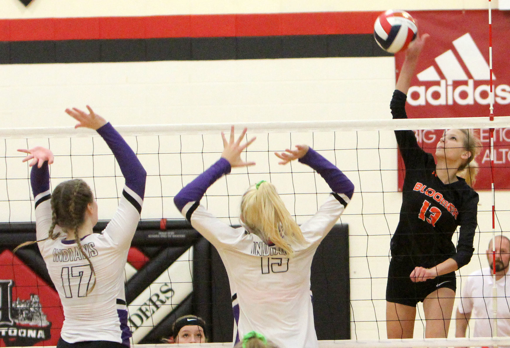 Bloomer volleyball vs Mosinee 10-27-18